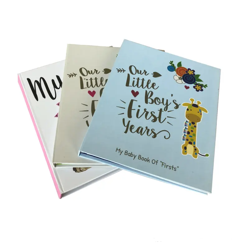 מלא custom ספר ייצור במפעל כדי להפוך את תינוק hmilestone ספר זיכרון תינוק גלרית ספר הדפסת וכרוך
