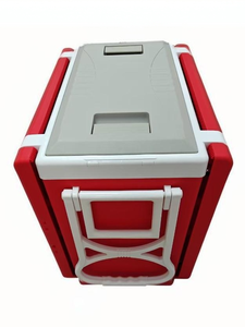 <span class=keywords><strong>Nevera</strong></span> Portátil Plegable con Ruedas y Aislamiento de PE, con <span class=keywords><strong>Mesa</strong></span> y Sillas, Equipo de Camping para Alimentos y Refrigeración, 28L - Product Image 4
