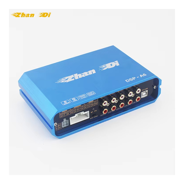 A6 6-Channel Power DSP Amplifier Module Latest Class AB/Class D Mono Block Aluminium Car Audio for New Cars
