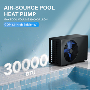 Calentador <span class=keywords><strong>de</strong></span> Agua para Piscina <span class=keywords><strong>de</strong></span> 7K y 30000 BTU para Piscinas Elevadas o Enterradas, Bomba <span class=keywords><strong>de</strong></span> Calor Eléctrica - Product Image 6