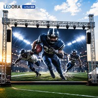 Armoire d'affichage LED en aluminium durable pour la location, garantie 5 ans, étanche IP65, pour assemblage répété sur scène, conception modulaire, concert