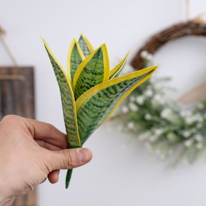 Bambou ruisseau peau de tigre orchidée fleur artificielle verdure Rose mur Bouquet pour mariage décor à la maison plantes synthétiques de haute qualité - Product Image 2