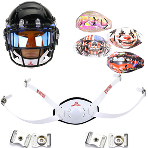 Correas de barbilla de fútbol de nuevo diseño para equipo y equipo de barbillas de fútbol americano-Impresión de logotipo personalizado - Product Image 1
