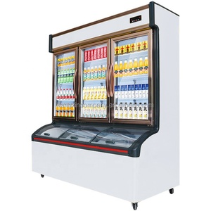 热销便利店冰淇淋组合冷藏柜冷冻柜适用于超市冷藏展示玻璃门 - Product Image 5