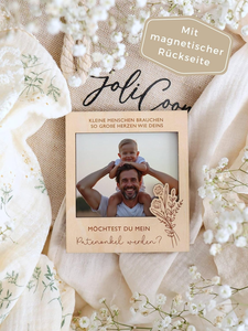 Book Photo Album Frame vorresti essere la mia madrina/il mio padrino/damigella d'onore cornice per immagine comune - Product Image 3