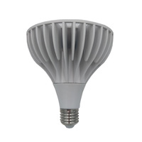 Lampu Pertumbuhan Tanaman LED Spektrum Penuh 40W PAR38 Bodi Aluminium CRI90 IP44 Bibit Bunga 98% 2400 Lumens Garansi 3 Tahun