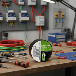 Ruban diélectrique en PVC FACOT 25 mm x 20 m noir, ruban d'isolation électrique - Product Image 3