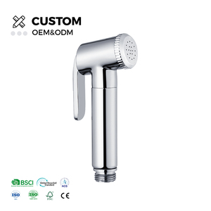 GEE-N Brass Chrome Plate Shattaf with <strong>Handheld</strong> <strong>Bidet</strong> <strong>Sprayer</strong> for Hotel Bathrooms and Toilets - Product Image 1
