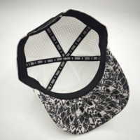 Casquette de baseball imperméable à 5 panneaux, casquette snapback brodée avec trous découpés au laser, gorras, casquettes de sport personnalisées