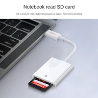 Lector de Tarjetas de Cámara SD a Tipo-C en Oferta, Unidad OTG sin Conexión, Plug-and-Play, Carcasa de ABS para Teléfono Móvil, Portátil, Tableta y Computadora