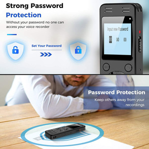Enregistreur numérique activé par la voix de qualité dictaphone de 32 Go très sensible pour les conférences Format audio MP3 en métal - Product Image 5