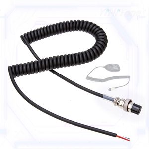 Mic haut-parleur portable 8 broches câble d'extension <span class=keywords><strong>Alinco</strong></span> EMS-57 EMS-53 DX-SR8T DR-620 Radio réparation bricolage accessoires - Product Image 1