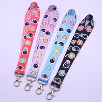Design personalizzato personalizzato stampa del collo in poliestere sublimazione lavoro ID telefono da polso cordini personalizzati con Logo