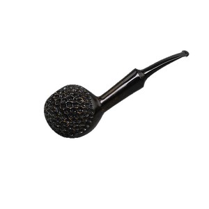 Muxiang Tobacco Pipe Bent Type Dark Wood 3mm Filter Smoking Accessory - Product Image 5