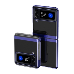 Funda galvanizada para Samsung Galaxy Z <span class=keywords><strong>Fold</strong></span> <span class=keywords><strong>4</strong></span>, para Galaxy Z Flip <span class=keywords><strong>4</strong></span>/Flip 5 Funda transparente - Product Image 4