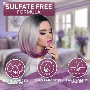Shampoo Q8 Color Safe per <span class=keywords><strong>capelli</strong></span> trattati con colori viola, previene lo sbiadimento e ripristina il colore, prolunga la vivacità del colore - Product Image 5