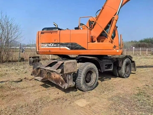 รถขุดไฮดรอลิกแบบมีล้อ DOOSAN DH210W-7 มือสอง ปี 2022 เครื่องยนต์เดิม เหมาะสำหรับผู้รับเหมา บริษัทให้เช่า และธุรกิจก่อสร้าง - Product Image 5