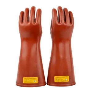 Wholesaler ali baba custom Insulated Electrical Work insulating latex gloves