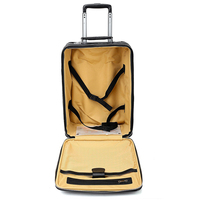 Ensemble de bagages de voyage de luxe vintage de haute qualité, 2 pièces, en cuir de crocodile