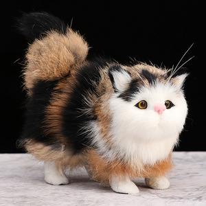 Juguete de Peluche de <span class=keywords><strong>Gato</strong></span> Realista en Oferta, Peluches, Juguetes de Peluche Suaves y Lindos, Pequeño Animal de Peluche, Juguete de <span class=keywords><strong>Gato</strong></span> - Product Image 4