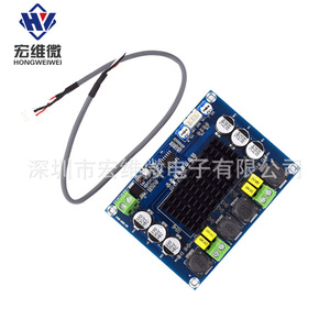 ฮงเว่ย Tpa3116d2 บอร์ดขยายเสียงดิจิตอลช่องสัญญาณคู่ 2.0 โมดูลเครื่องขยายเสียงบ้านพร้อมฮีทซิงค์และตัวเชื่อมต่อ - Product Image 2