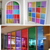 Film décoratif coloré transparent en PET, rouge, autres couleurs, épaisseur et taille personnalisées, pour emballage sous blister, translucide, anti-UV