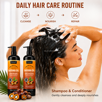 SILU Honduras - Champú y Acondicionador de Aceite de Batana Natural, Suero Reparador para el Crecimiento del Cabello, para un Cabello Fuerte, Brillante y Saludable, Suministro de Fábrica OEM