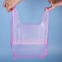 Sac fourre-tout en plastique recyclable HDPE découpé sur mesure, imprimé sérigraphié, avec poignée patch pour aliments pour bébés, pain, gâteaux - Marque YS