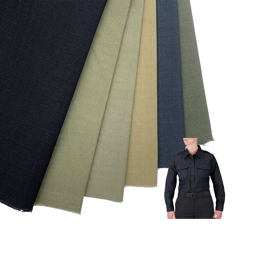 OEM ODM Ronghong Oil Resistant Fabric T400 70% Polyester and 30% Cotton Fabric 210GSM Ripstop Soft Waterproof Fabric for Outdoor