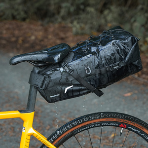 Bolsa de Selim Impermeável Rhinowalk 11L, Bolsa de Armazenamento Durável em TPU para Bicicleta de Estrada, <span class=keywords><strong>MTB</strong></span>, Deslocamento e Ciclismo - Product Image 6