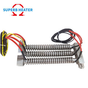 Calentador Indirecto Personalizable con Elemento Calefactor Eléctrico Espiral de Alta Potencia para Tuberías de Líquidos - Product Image 2