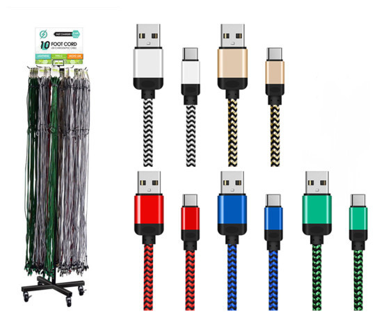 Custom 3ft 6ft 10ft Usb C Cable for Mobile Phone