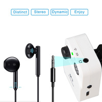 Système de monitoring intra-auriculaire sans fil 2,4 GHz blanc, stéréo ou mono sélectionnable, système IEM 6 canaux pour répétitions de groupe et performances en direct