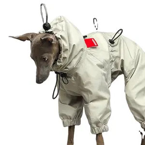 Abbigliamento per animali domestici abbigliamento abbigliamento giacca a vento quotidiana indossare abbigliamento per cani vestiti cappotto impermeabile per levriero italiano