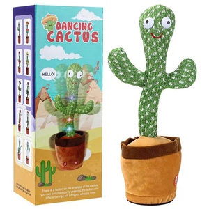 Peluche <span class=keywords><strong>cactus</strong></span> parlant, <span class=keywords><strong>jouet</strong></span> en peluche électrique <span class=keywords><strong>qui</strong></span> danse, mignon et parlant, de haute qualité - Product Image 1