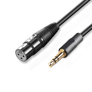 <span class=keywords><strong>XLR</strong></span> a micrófono de 3,5mm Aux Audio HiFi Cable 3,5 <span class=keywords><strong>Jack</strong></span> macho a <span class=keywords><strong>XLR</strong></span> hembra Mic Cable para Smartphone videocámaras DSLR Cámara ordenador - Product Image 5