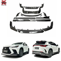Kit aérodynamique en fibre de carbone de style ART de haute qualité pour Lexus NX 2022-2025 : Lame avant, jupes latérales, lame arrière, aileron arrière