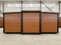 Maison de conteneur modulaire extensible préfabriquée imperméable de luxe de 10 pieds, bureau, bâtiment, appartement, atelier, bureau à domicile à vendre