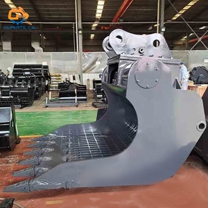 Équipement/accessoire personnalisable de différentes tailles, seau de tamis/seau de criblage de seau de <span class=keywords><strong>squelette</strong></span> pour le bulldozer d'excavatrice - Product Image 3