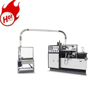 Máquina de vasos de papel de 3-40 oz Máquina de cuencos de papel personalizada 50-230 pcs/min Velocidad Automatización completa Máquina de fabricación de vasos de papel de alta velocidad