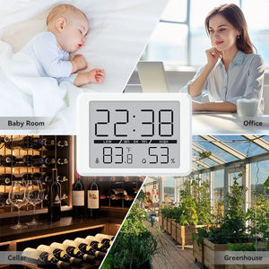 Termometro Digitale da Interno Igrometro per Bambini Monitor da Esterno Display LCD Sensore Intelligente di Umidità e Temperatura con Magnete - Product Image 5