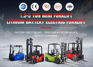 ราคาโรงงาน AOMAI รถยกไฟฟ้า 220V 2 ตัน 3 ตัน รถยกไฟฟ้า 1.5 ตัน Montacargas Electrico แบตเตอรี่ลิเธียม-ไอออน/ตะกั่ว-กรด - Product Image 3