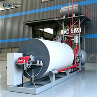 Chaudière à tube de flamme automatique basse pression pour huile thermique, solution économe en énergie à haute efficacité pour l'industrie textile
