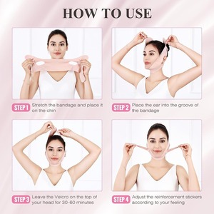 High Quality Women's V Line Slimming Belt Lifting <strong>Face</strong> <strong>Shaper</strong> Anti Wrinkle Sleeping Bandage - Product Image 3