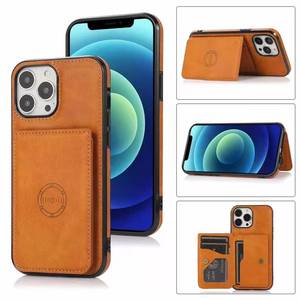 Nouveau Fente Pour Carte De Voiture Support Magnétique Premium En <span class=keywords><strong>Cuir</strong></span> PU Protection Complète du Corps pour <span class=keywords><strong>iPhone</strong></span> <span class=keywords><strong>11</strong></span> 12 13 14 15 16 Plus Pro Max Cas - Product Image 1