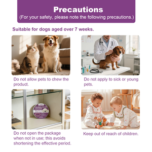 Collar Calmante para Perros a Prueba de Agua – Alivio de la Ansiedad con Feromonas 100% Naturales (Directo de Fábrica) - Product Image 5