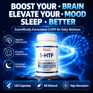 ผู้ผลิตฉลากส่วนตัว แคปซูล 5-HTP แคลเซียม สำหรับอารมณ์และการนอนหลับ บำรุงสุขภาพสำหรับผู้ใหญ่ อาหารเสริม 5-HTP - Product Image 5