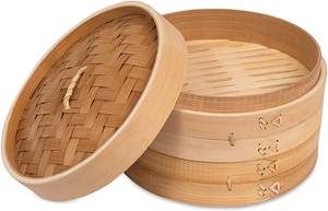 Strumento di cottura tradizionale in stile cinese economico vapore di bambù amichevole nei ristoranti della cucina hotel per il vapore di bambù - Product Image 3