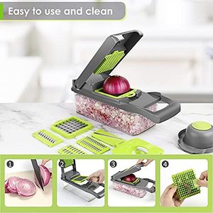 Hot Sale Fruit & <b>Vegetable</b> Tools Processor Meat Garlic Onion <b>Cutter</b> Chopper Manual <b>Vegetable</b> Slicer Chopper - Product Image 4