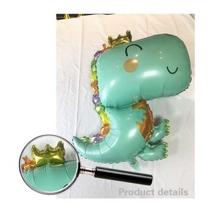 MTF Wholesale Special Shape Cartoon Characters Ballons Globos Helium Air Dinosaur Foil Balloon Set